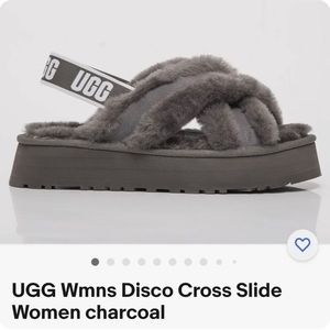 Womens Ugg disco cross slide size 8